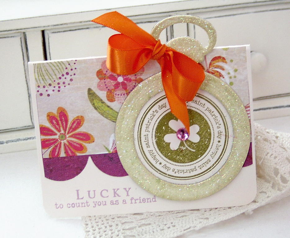 Papertrey Ink Supplies Used:<br />
Stamps:<br />
Luck of the Irish<br />
Cardstock:<br />...