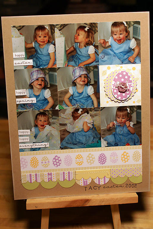 stamps: Egg Hunt (Papertrey Ink), basic uppercase alphabet (Hero Arts)<br />
<br />
ink: Plum...