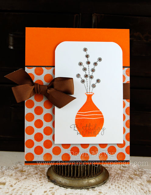 Paper: linen vellum, stamper's select white, smokey shadow, orange zest<br />
Stamps:...