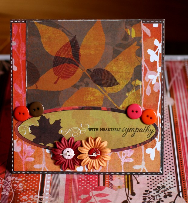 With heartfelt sympathy