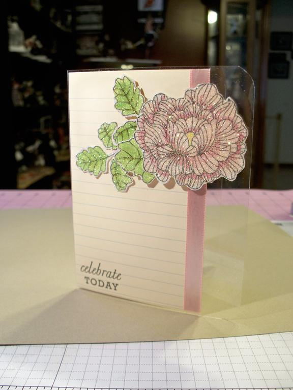 Celebrate card <br />
Stamps: In Bloom and Mega Mixed Messages