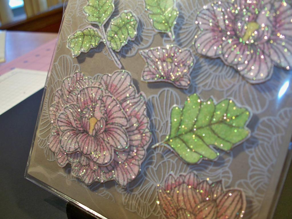 closeup of celebrate embelishment packaging<br />
Stamps: In Bloom.