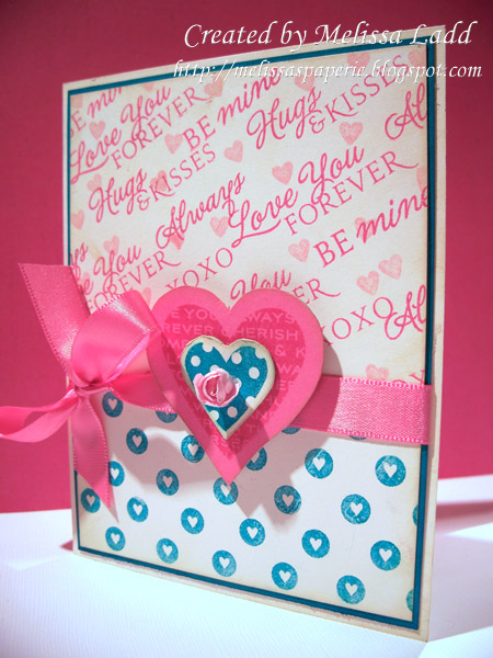 http://melissaspaperie.blogspot.com<br />
<br />
Stamps: Heart Prints, Background Basics:...