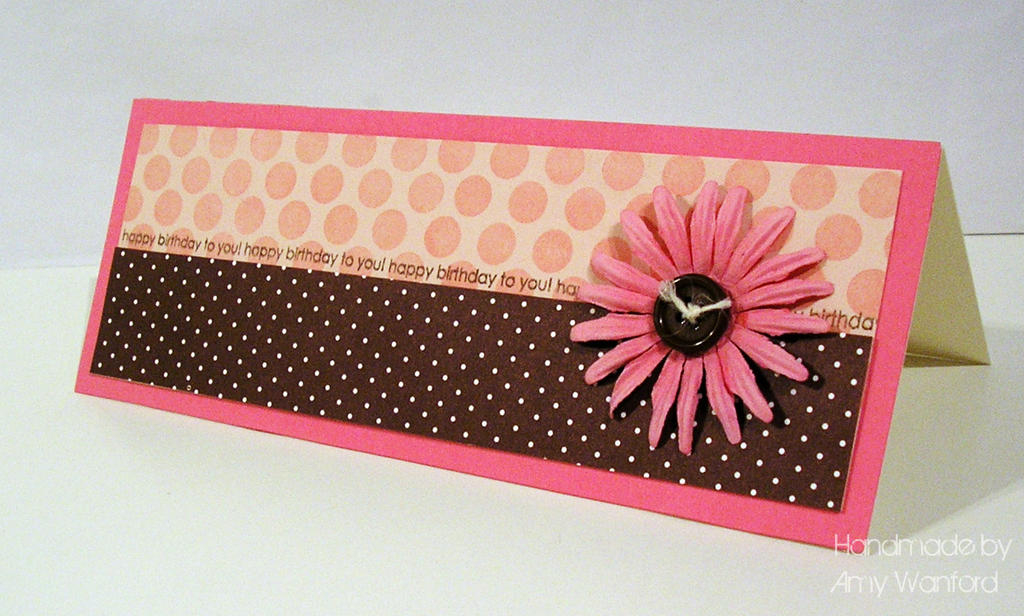 To celebrate my mum&#039;s birthday. She&#039;s a big fan of pink!