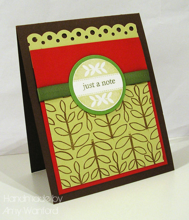 A card made with a colour combo inspired by cereal packaging! A challenge set by myself for the...