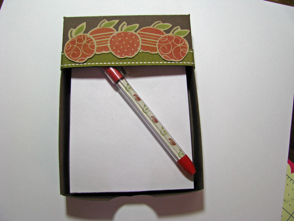 Making gifts for Teacher Appreciation Week using the teacher's apple stamp set and the...