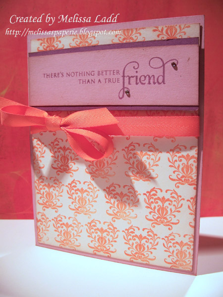 http://melissaspaperie.blogspot.com<br />
Card for Melissa Phillip&#039;s latest A Creative...