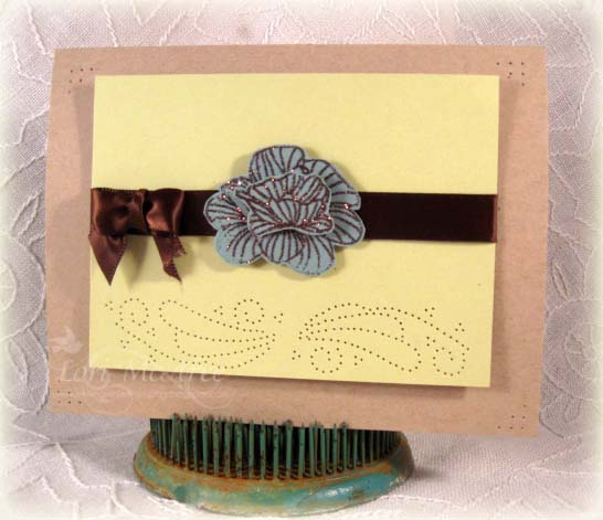 Supplies:<br />
Stamps: Papertrey In Bloom<br />
Paper: Papertrey Kraft, Spring Moss &amp;...