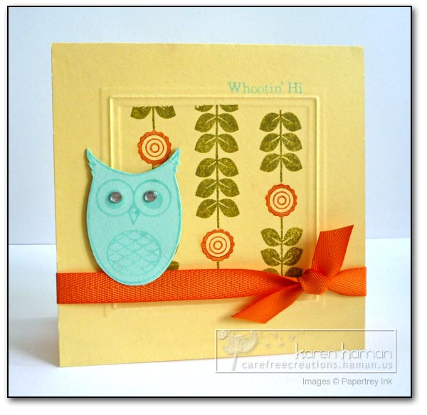 Supplies<br />
All supplies PTI unless otherwise noted.<br />
Stamps: Wise Owl;<br />
Ink:...