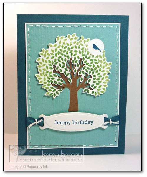 Supplies<br />
Stamps: Through the Trees, Birthday Basics (PTI);<br />
Ink: Certainly Celery,...