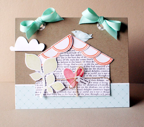 stamps: Mini Scrapbook Series-Tabs, Background Basics: Text Style, Turning A New Leaf, Simple...