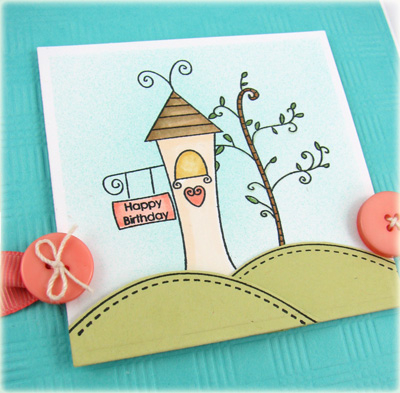 Stamps: Wonderfully Whimsical<br />
Cardstock: Stamper's Select White, Hawaiian Shore,...