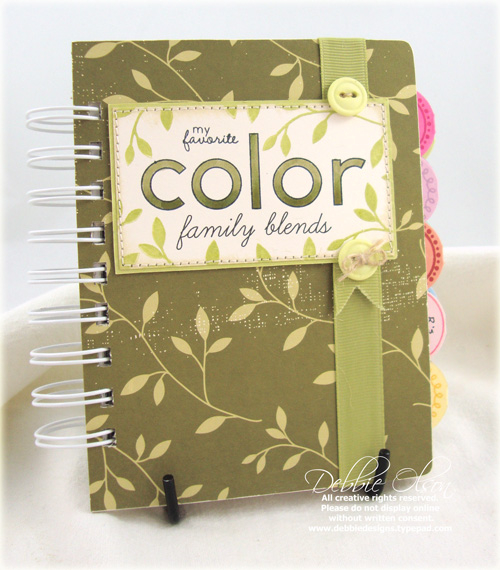 Stamps: Outline Alphabet, Mini Scrapbook Series: Tabs<br />
Papers: Turning a New Leaf<br />...