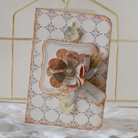 Stamps:  Beautiful Blooms II, Vintage Labels, Background Basics: Botanical, Mega Mixed...