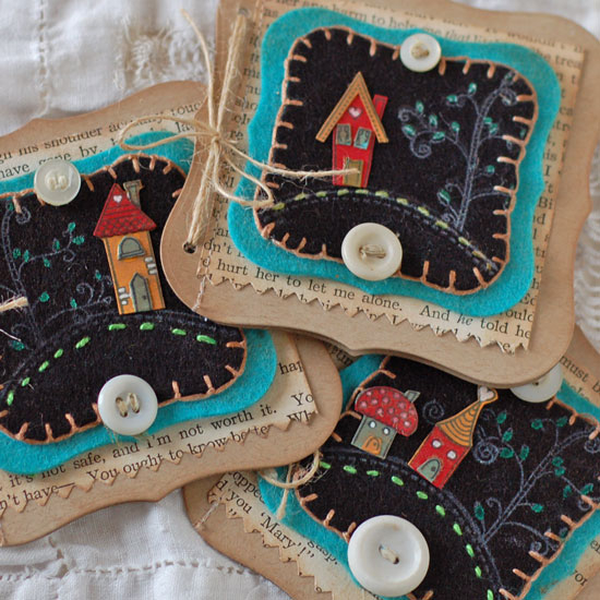 Stamps:  Wonderfully Whimsical<br />
Ink:  Fresh Snow, True Black<br />
Cardstock:  Kraft,...