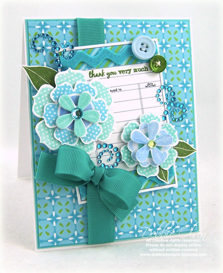 Thank You Very Much<br />
<br />
Stamps: Beautiful Blooms II<br />
Cardstock: Stamper's...