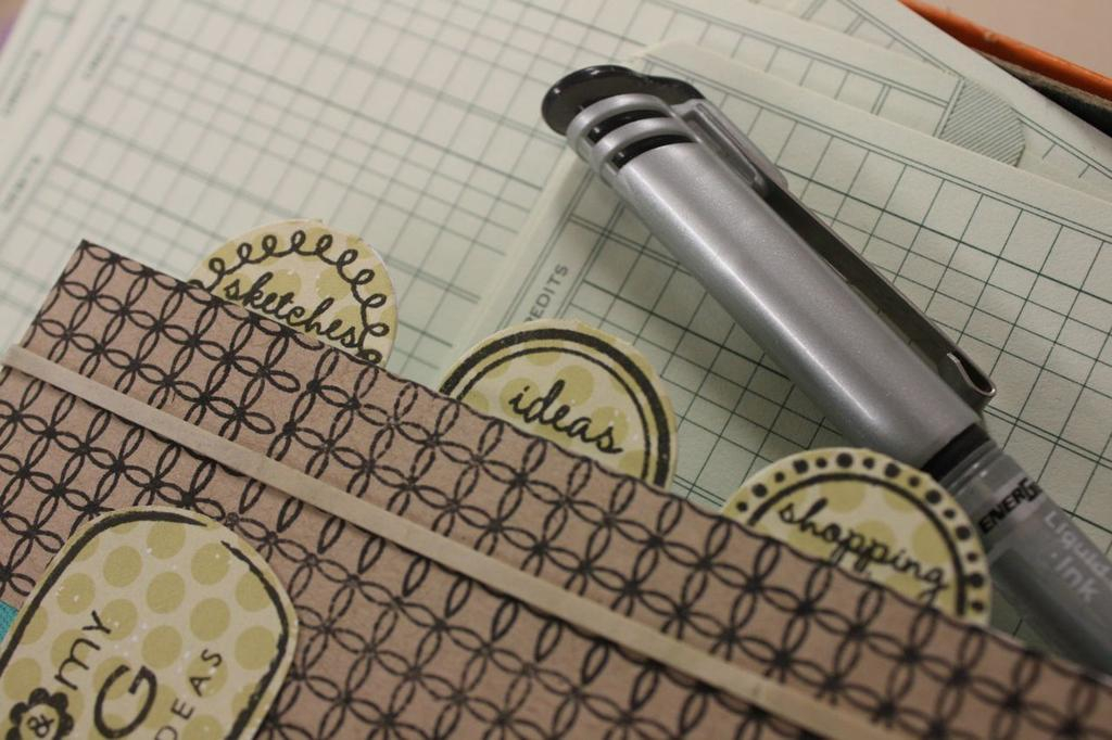 Stamps:Mini Scrapbook Series: Tabs, Background Basics:  Botanical, Outline Alphabet, Fillable...