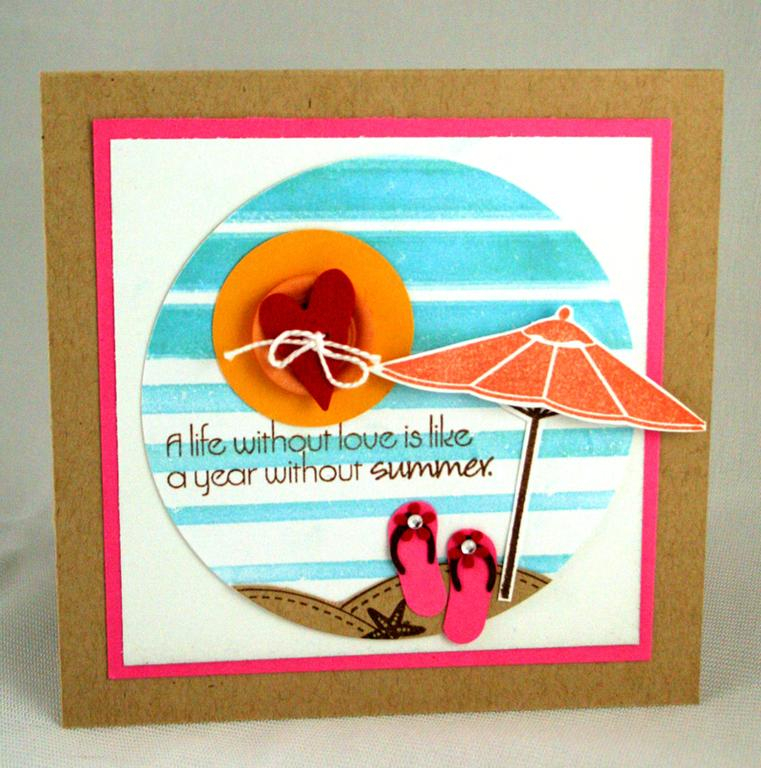 Summer of Love Card<br />
<br />
Stamps: Distressed Stripes, Wonderfully Whimsical,...