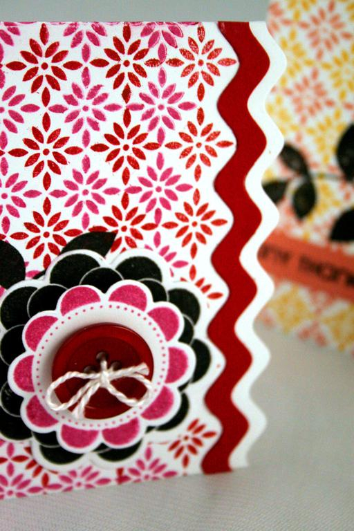 Many Thanks Mini Cards<br />
<br />
Stamps: Background Basics: Botanicals, Beautiful Blooms...