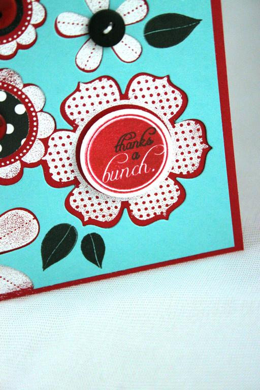 Thanks a Bunch Card<br />
<br />
Stamps: Beautiful Blooms II, Flower Garden Sentiments<br />...