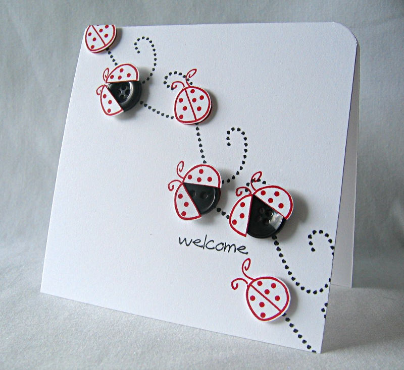 Stamps:  Springtime Doodles<br />
Ink:  True Black &amp; Pure Poppy<br />
Cardstock:  White<br...