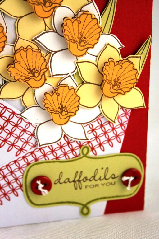 Daffodils Card<br />
<br />
Stamps: Year of Flowers: Daffodil, Background Basics: Botanicals,...