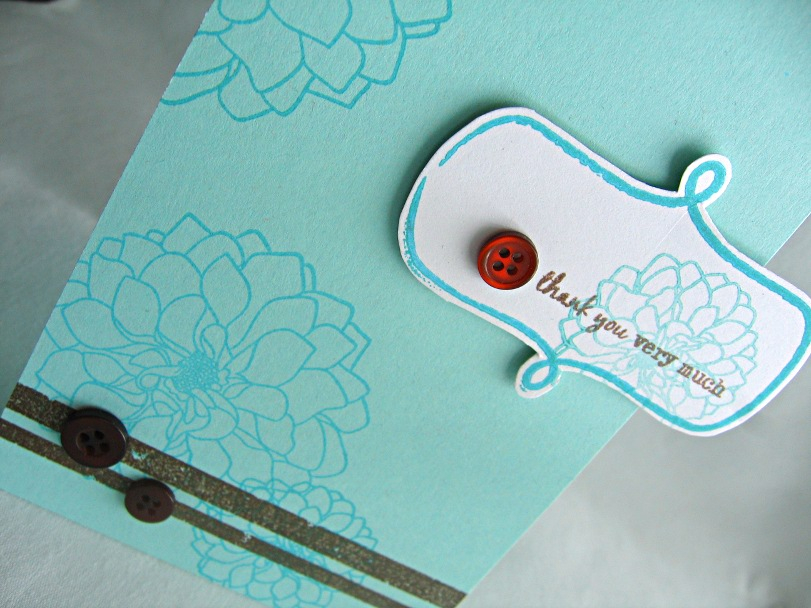 Stamps: Delightful Dahlia, Fillable Frames #2 &amp; Disstressed Stripes<br />
Ink: Hawaiian...