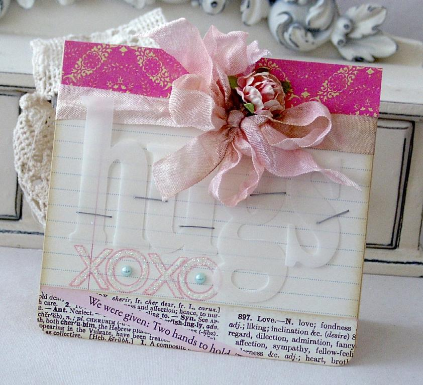 Papertrey Ink supplies used:<br />
Stamps:<br />
Outline Alphabet<br />
Cardstock:<br />...