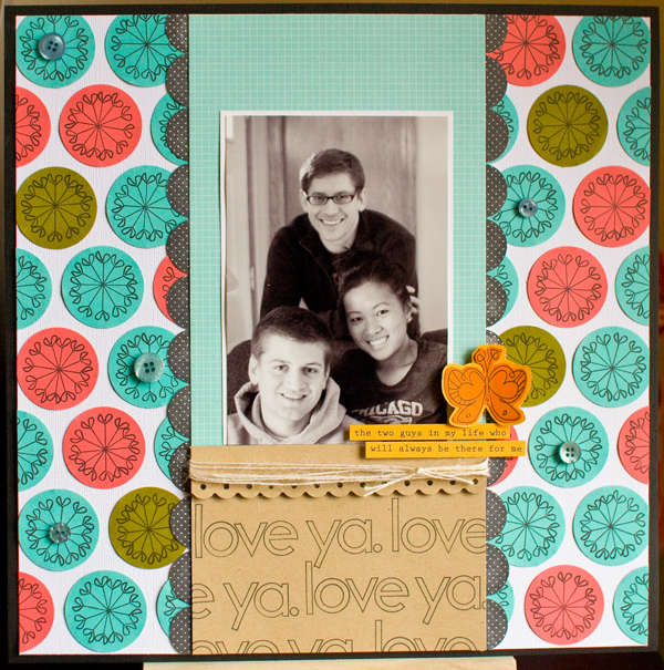 It makes me so happy when stamps fit perfectly with my Fiskars punches and there are so many...