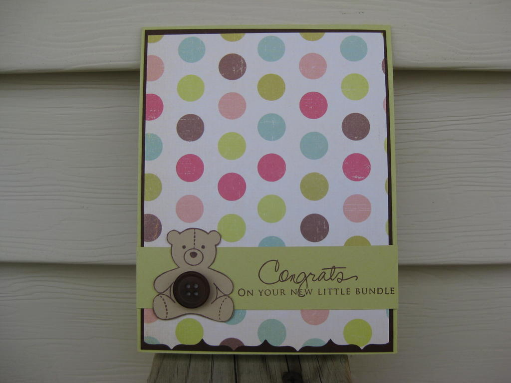 Congrats on you new little bundle/Baby Button Bits