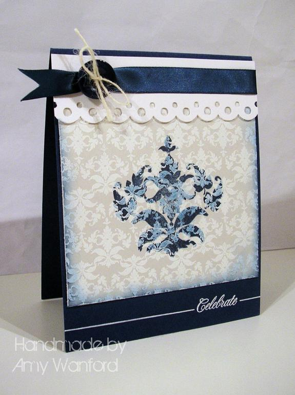 My entry for Compose a Card with Becky #6!<br />
Card Recipe<br />
Stamps: Damask Designs<br...