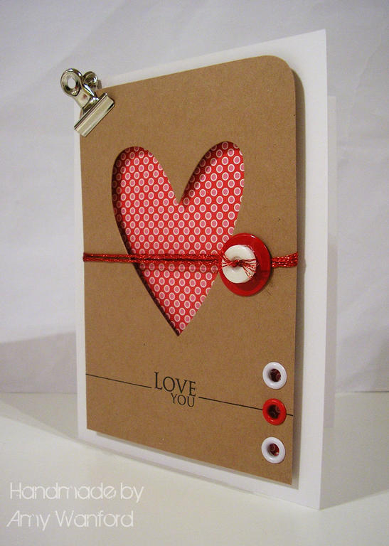 A card made for a challenge to use something I haven&#039;t used for ages! My items were eyelets...