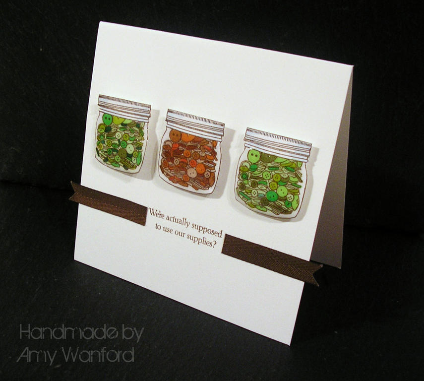 Made for when I was a Guest Designer over on Splitcoast Stampers&#039; CAS DT! <br />
Card...