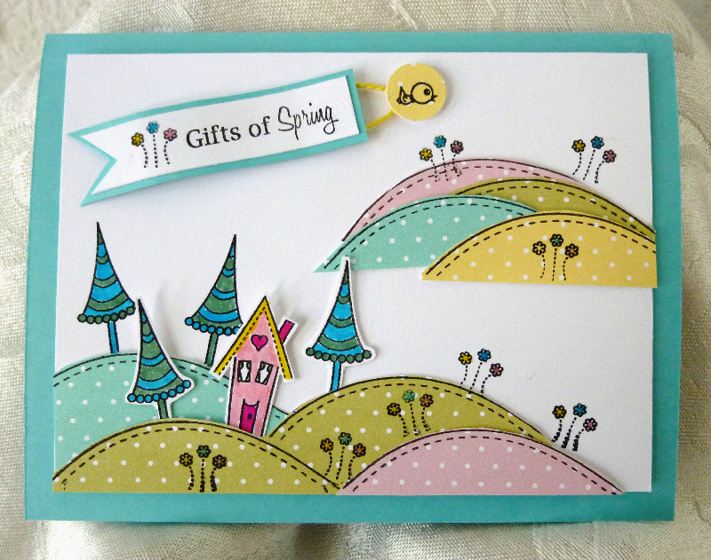 Another fun card using Becky&#039;s sent Wonderfully Whimsical.