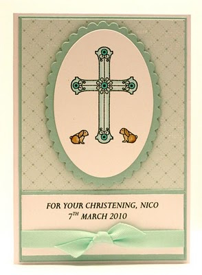 Everyday Blessings; Bitty Baby Blessings,  Card &amp; ribbon - Aqua Mist; Pretty Pastels Papers;...