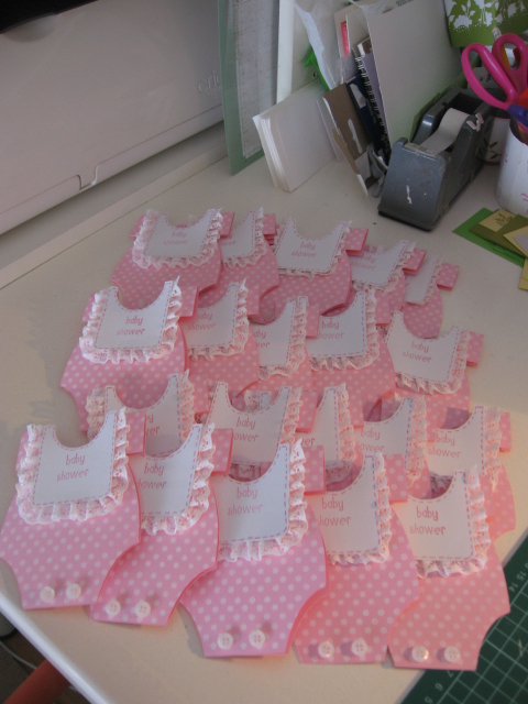 Heaps of baby shower invites