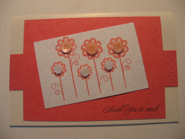 Papertrey with buttons....