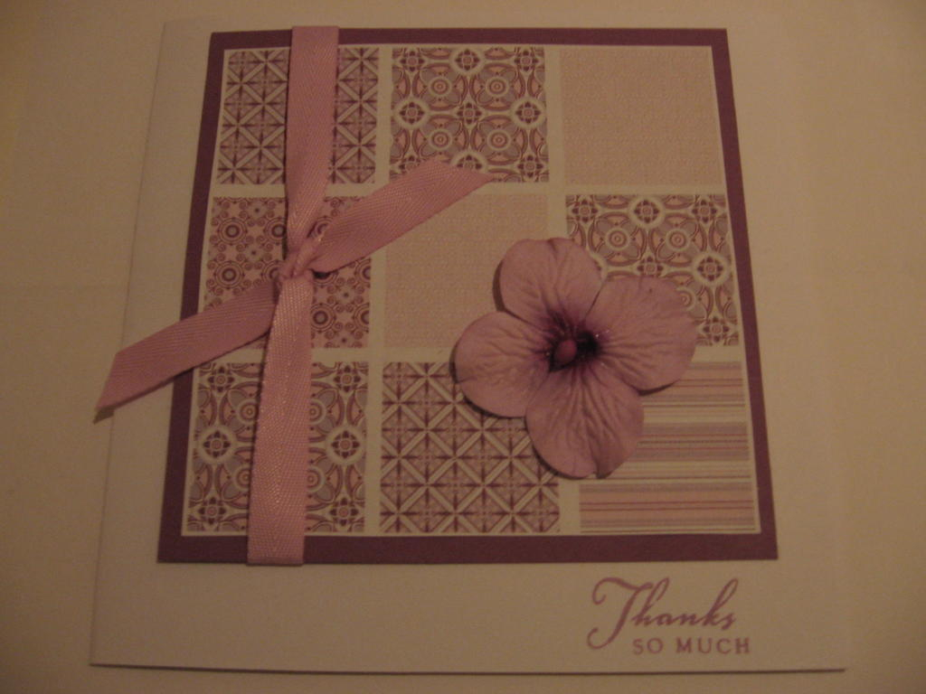 sample paper card