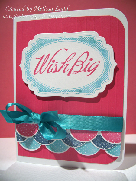 Stamps: Big &amp; Bold Wishes, Mini Scrapbook: Tabs, Label 4 (Waltzingmouse Stamps)<br />
Ink:...