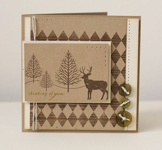 # Stamps- Masculine Motifs, A Little Argyle, Background Basics: Woodgrain (all available April...
