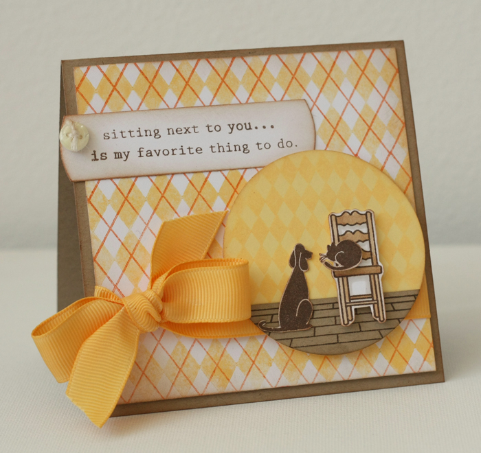 * Stamps- Chair-ished, A Little Argyle, On My Couch, On My Couch Additions<br />
    * Ink-...