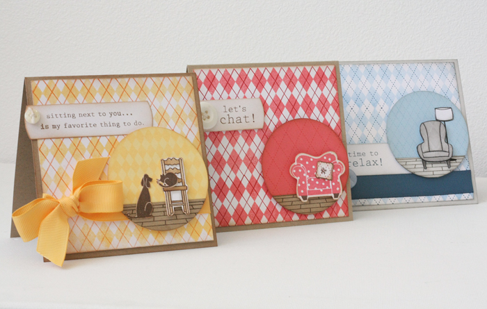 * Stamps- Chair-ished, A Little Argyle, On My Couch, On My Couch Additions<br />
    * Ink-...