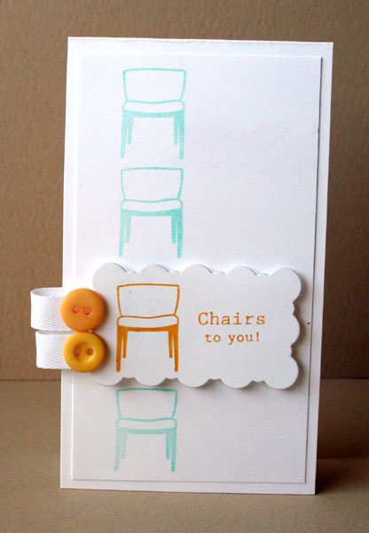 stamps: Char-ished<br />
ink: Aqua Mist, Summer Sunrise<br />
paper: white card stock<br />...
