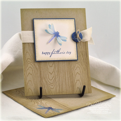 Stamps: Masculine Motifs, Background Basics Woodgrain<br />
Cardstock: Kraft, Vintage Cream,...