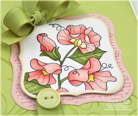 Stamps: Year of Flowers: Sweet Peas, Fancy Flourishes, Background Basics: Text Style II<br />...