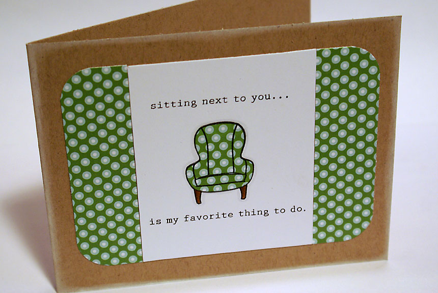 stamps: Chair-ished (Papertrey Ink)<br />
<br />
ink: True Black, Fresh Snow (Papertrey...