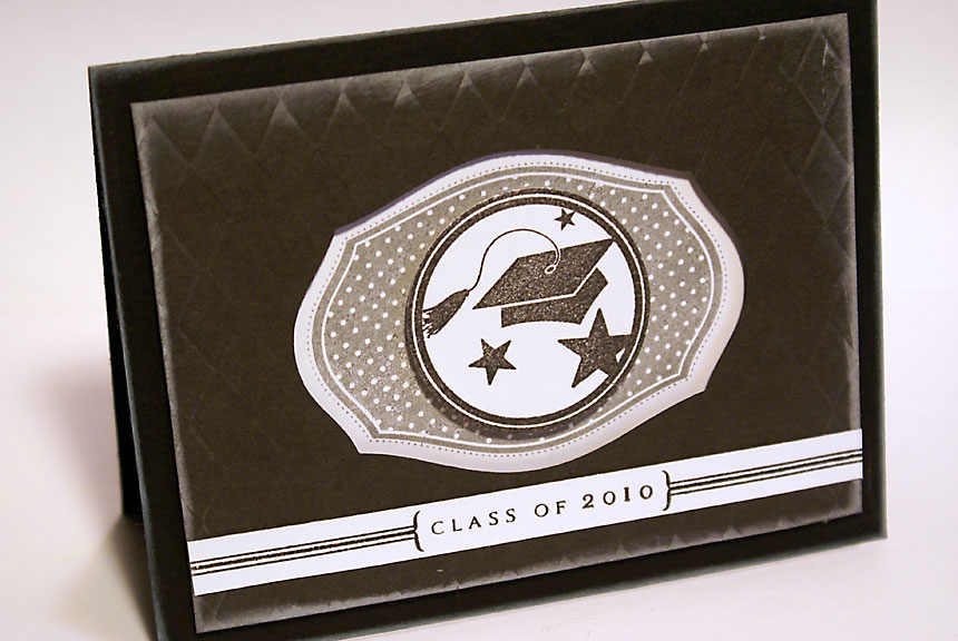stamps: For the Graduate (Papertrey Ink)<br />
<br />
ink: Smokey Shadow, True Black, Fresh...