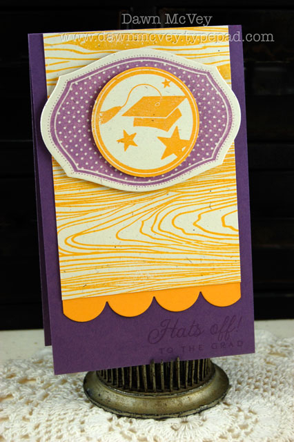 Paper: plum pudding, summer sunrise, rustic cream<br />
Stamps: Background Basics: Woodgrain,...