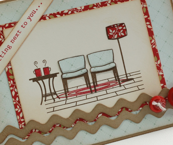 # Stamps- Chair-ished (Available April 15th), On My Couch<br />
# Ink- Dark Chocolate, Pure...