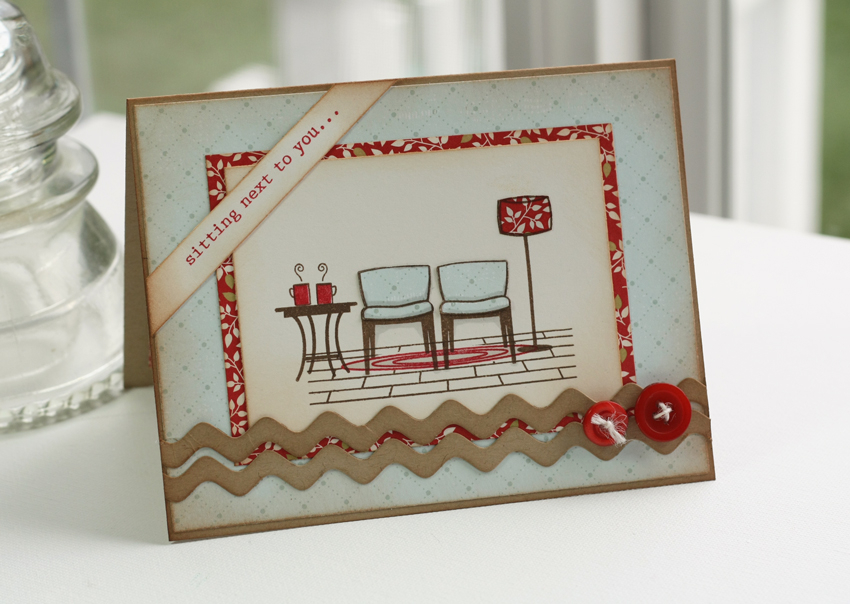 # Stamps- Chair-ished (Available April 15th), On My Couch<br />
# Ink- Dark Chocolate, Pure...